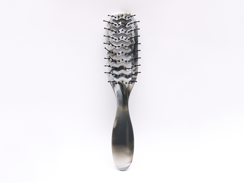 Spazzola per capelli a paletta ventilata naturale in plastica per capelli spessi