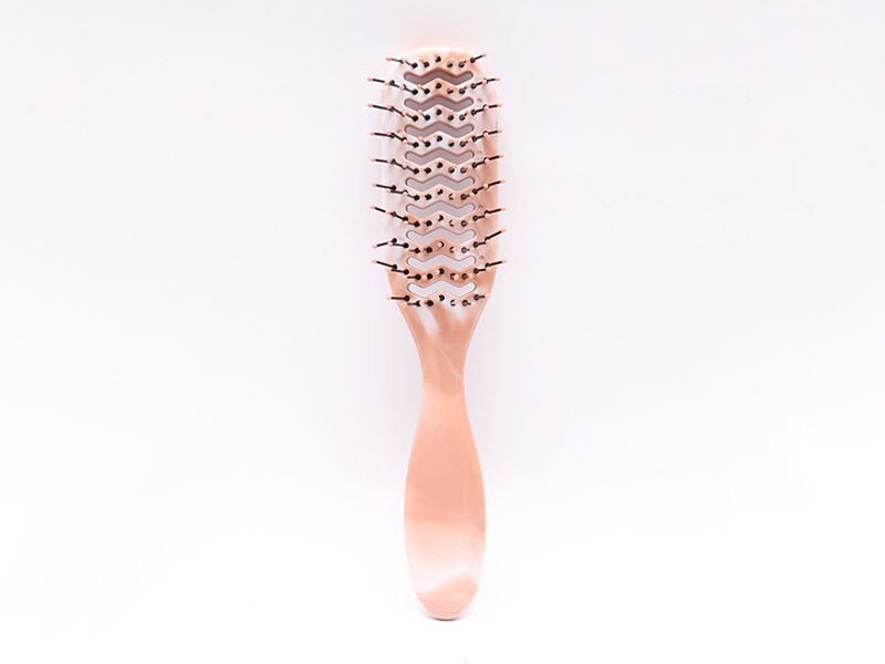 Spazzola per capelli a paletta ventilata naturale in plastica per capelli spessi
