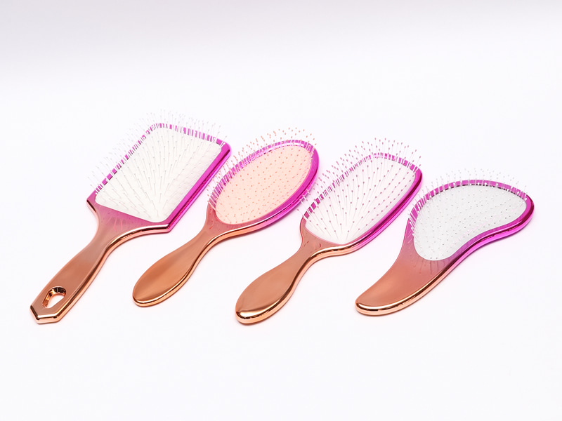 Spazzola per capelli districante con palette di colori sfumati