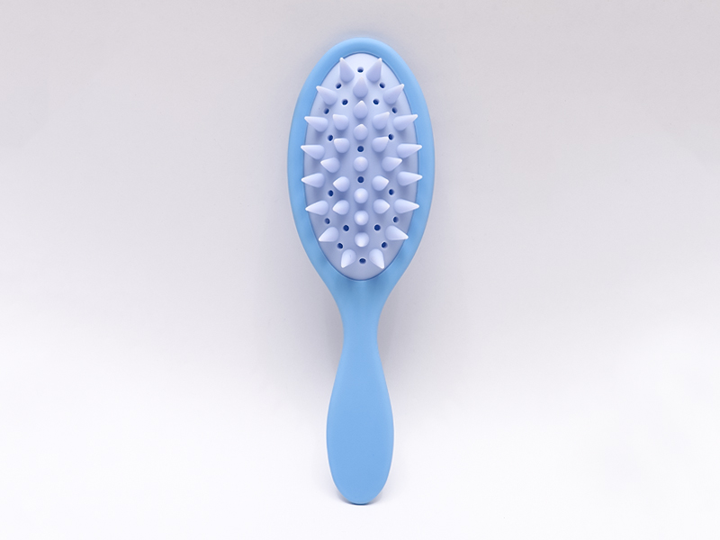 Spazzola districante per massaggio alla testa in silicone