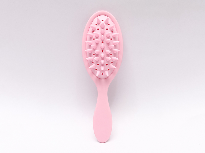 Spazzola districante per massaggio alla testa in silicone