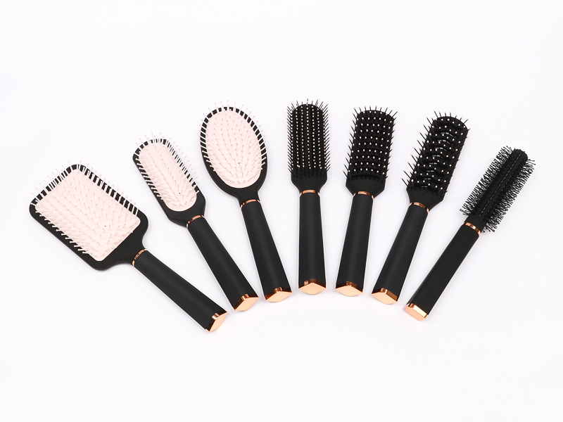 Set di spazzole per capelli districanti con piastra per etichetta privata