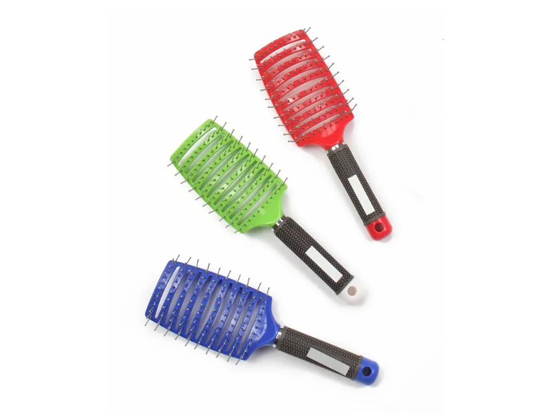 Spazzola per capelli in plastica per massaggio del cuoio capelluto