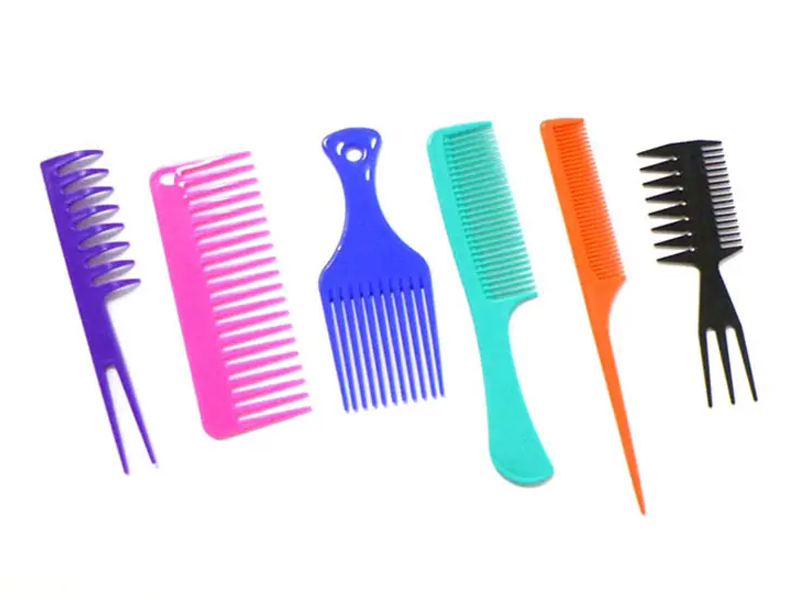 Set di pettini per capelli con asciugacapelli per barba mini da uomo
