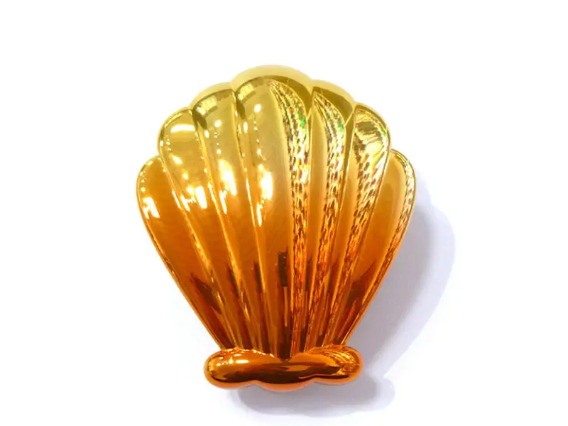 Mini spazzola per capelli districante per bambini elettrolitica a forma di conchiglia
