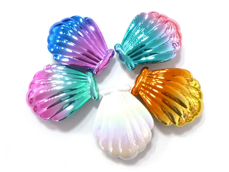 Mini spazzola per capelli districante per bambini elettrolitica a forma di conchiglia