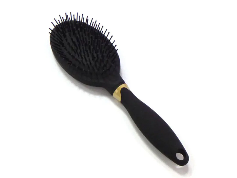 Spazzola per capelli districante con rivestimento in gomma
