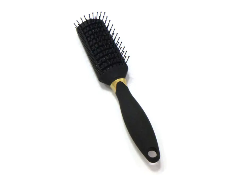 Spazzola per capelli districante con rivestimento in gomma