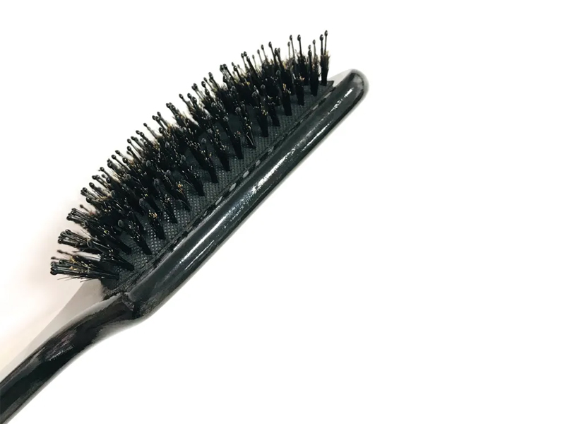 Spazzola per capelli in bambù districante con paletta in legno per massaggio con setole di cinghiale