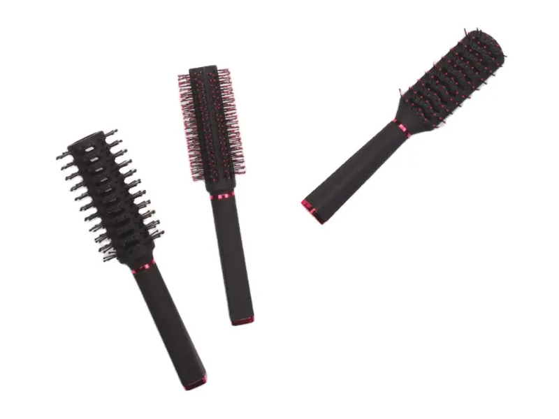 Spazzola per capelli da massaggio districante in plastica