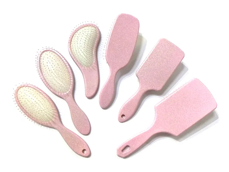 Spazzola per capelli paddle districante rosa
