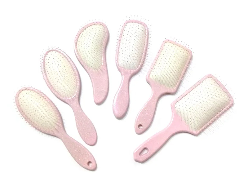 Spazzola per capelli paddle districante rosa