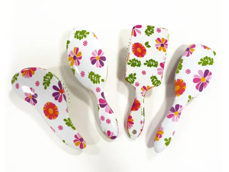 Spazzola per capelli con cuscino d'aria per massaggio del cuoio capelluto in plastica districante da donna