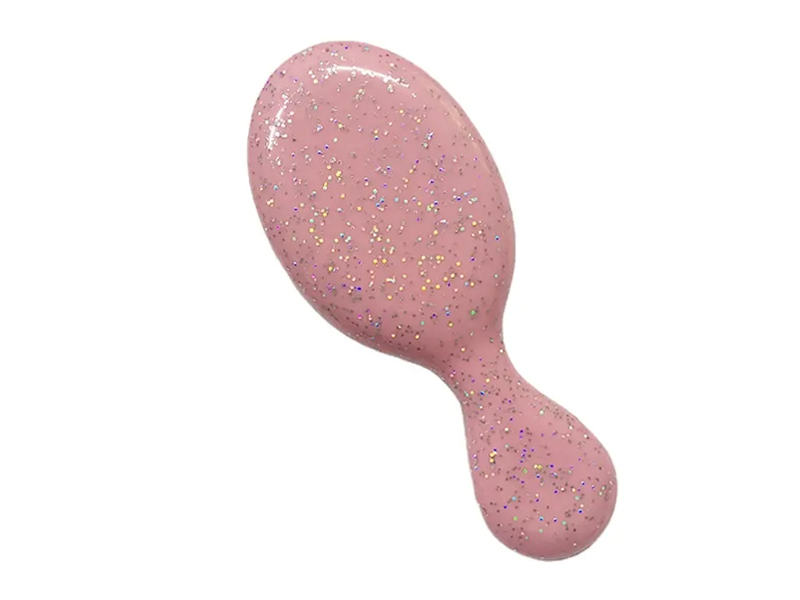 Mini spazzola per capelli colorata districante per bambini