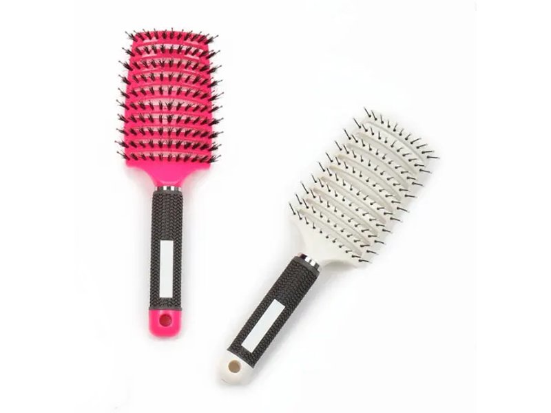 Spazzola per capelli in plastica per massaggio del cuoio capelluto