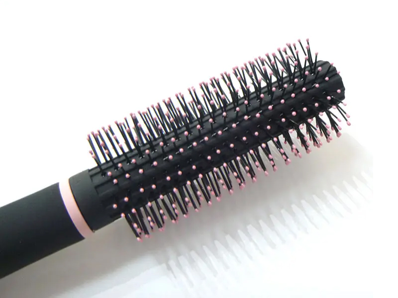 Set di spazzole per capelli per massaggio del cuoio capelluto con asciugacapelli rotante