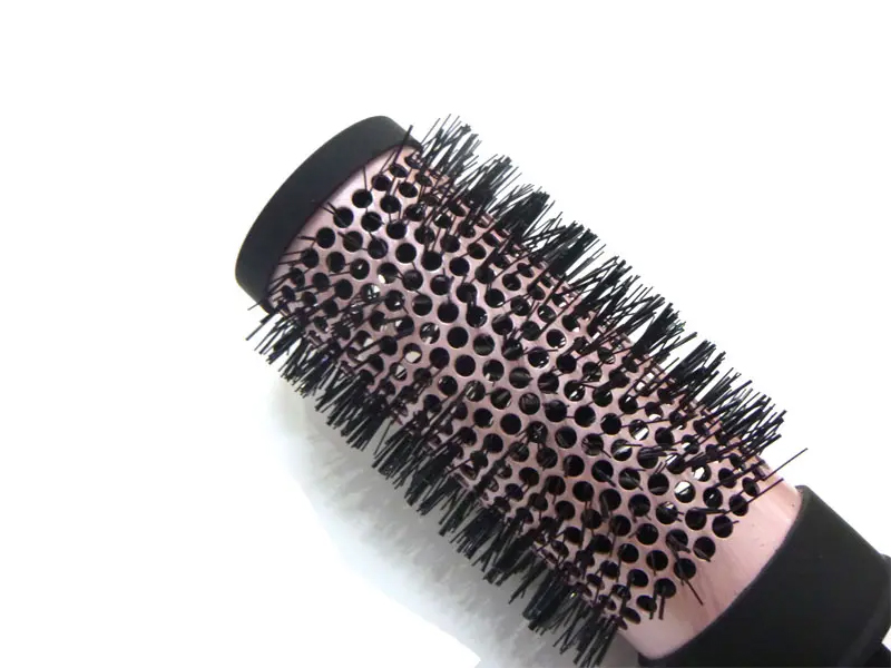 Set di spazzole per capelli per massaggio del cuoio capelluto con asciugacapelli rotante