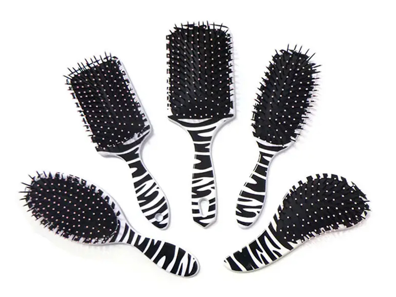 Pettine per shampoo per capelli con trama lisciante rotonda