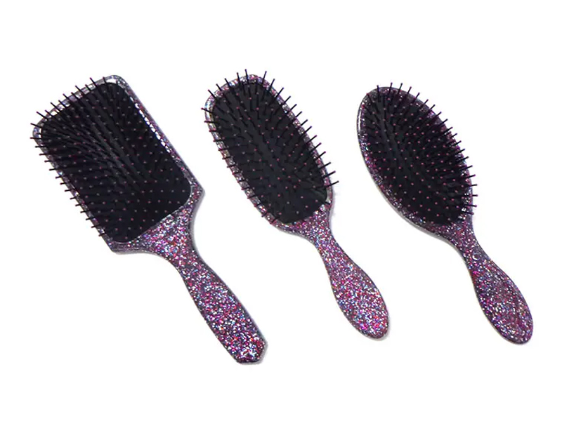 Spazzola per capelli paddle Kurlsplus con strass 360