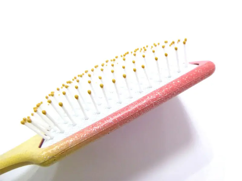Spazzola per capelli con setole in plastica per piastra
