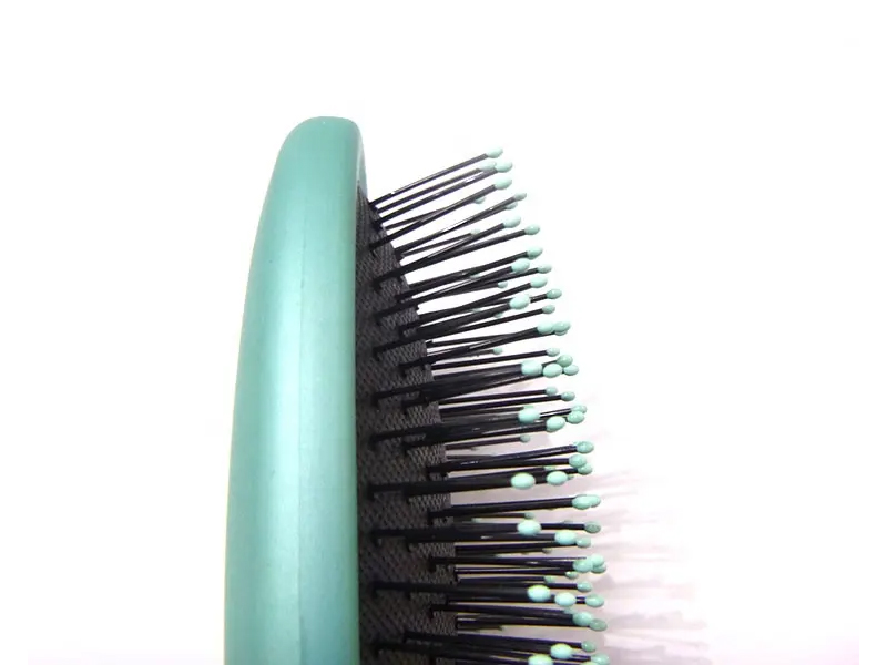 Spazzola per capelli a onda nera ovale multicolore 360 ​​groviglio Denman