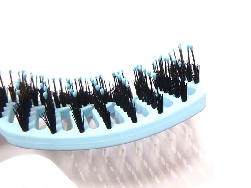 Spazzola per extension per capelli con paletta curva