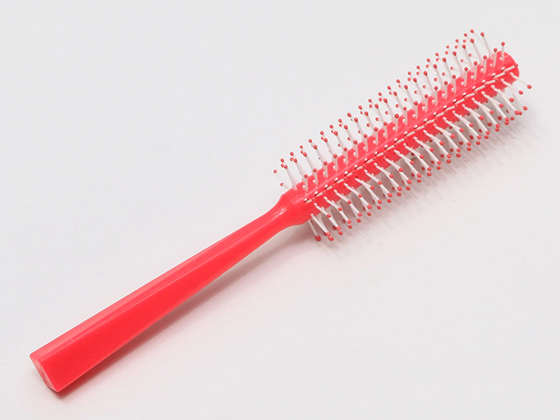 Spazzole rotonde di polpo per parrucca di colore rosa districante per bambini
