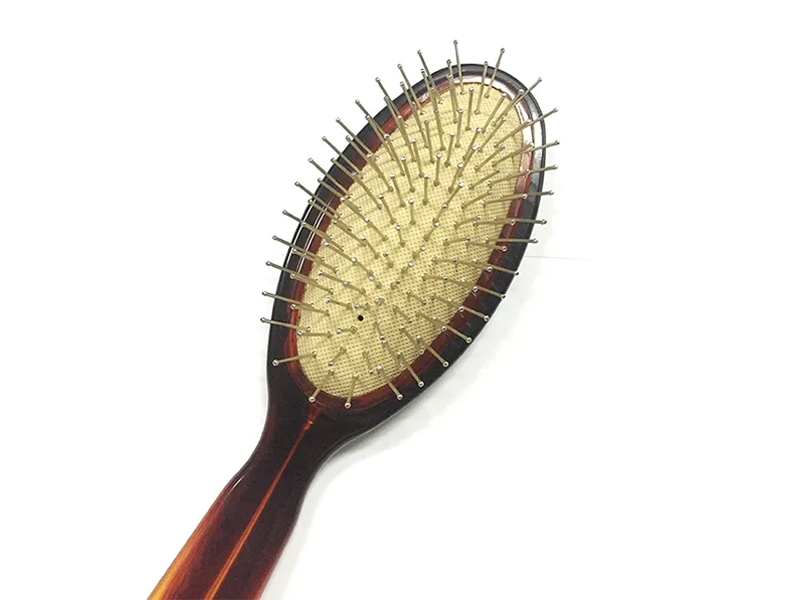 Spazzola per capelli per massaggio alla testa color ambra