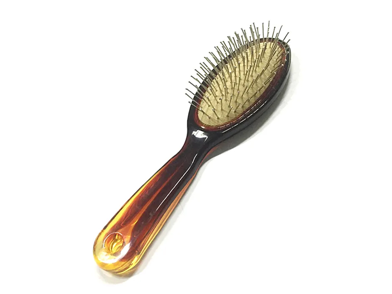Spazzola per capelli per massaggio alla testa color ambra