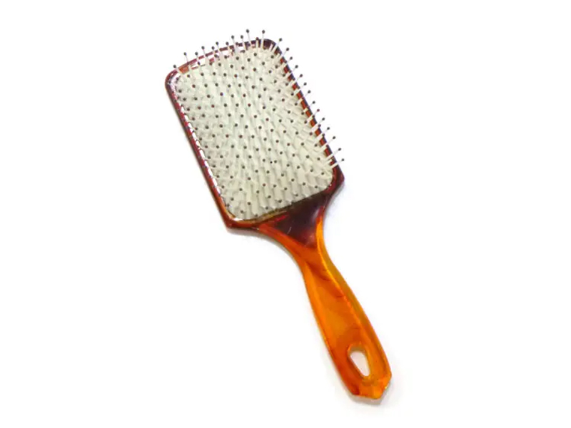 Spazzola per capelli districante color ambra