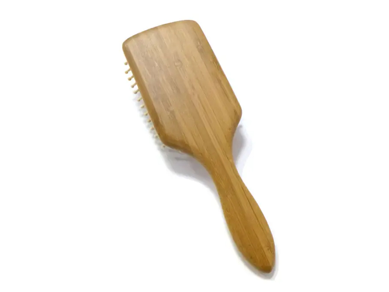 Spazzola per capelli districante in bambù