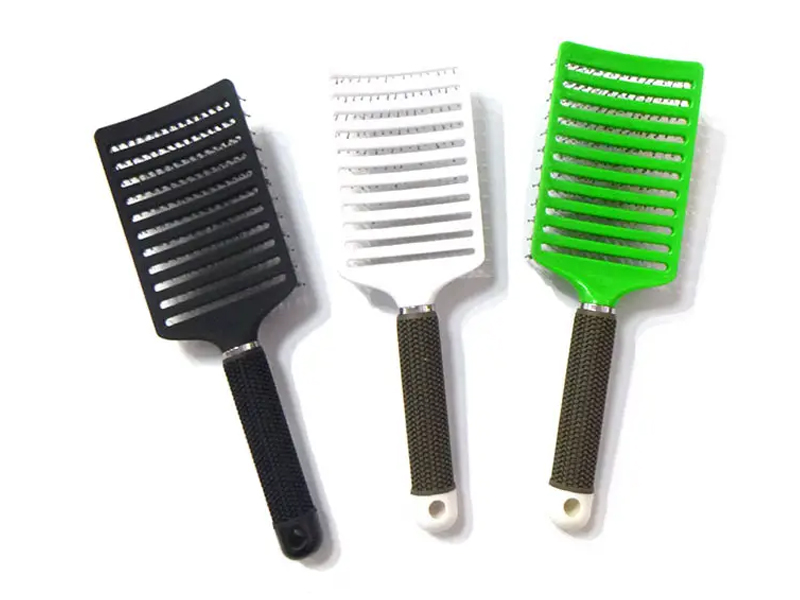 Spazzola per capelli districante in plastica