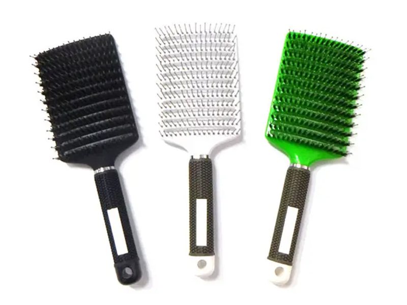Spazzola per capelli districante in plastica