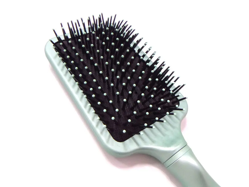 Piastra per capelli con spazzole per asciugatura