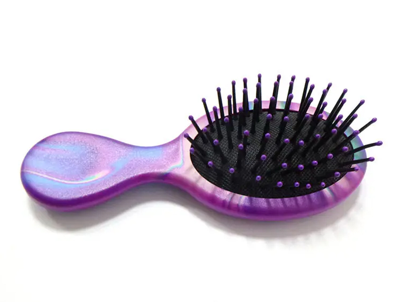 Pettine da colorare per massaggiatore per capelli a paletta districante per bambini